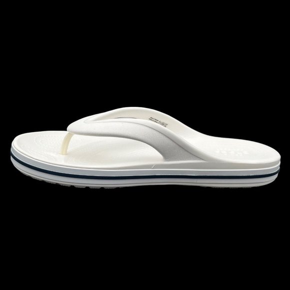 Crocs Womens Bayaband Flip Flop Sandals Size 7 White Water Friendly Lightweight - Picture 10 of 16